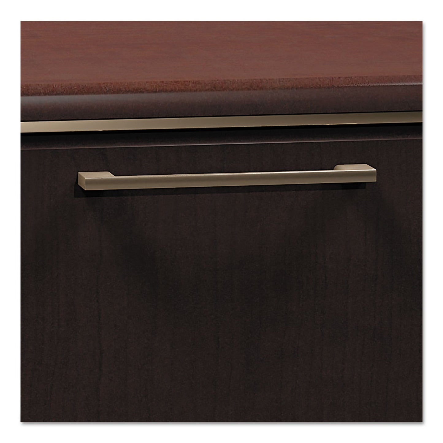 Bush Enterprise Collection L-Desk Pedestal, 70.13" x 70.13" x 29.75", Mocha Cherry, (Box 1 of 2)