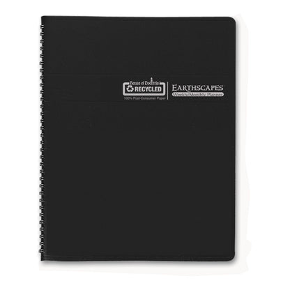 House of Doolittle Earthscapes Recycled Weekly/Monthly Planner, Gardens of the World Photography, 10 x 7, Black Cover, 12-Month (Jan-Dec): 2023