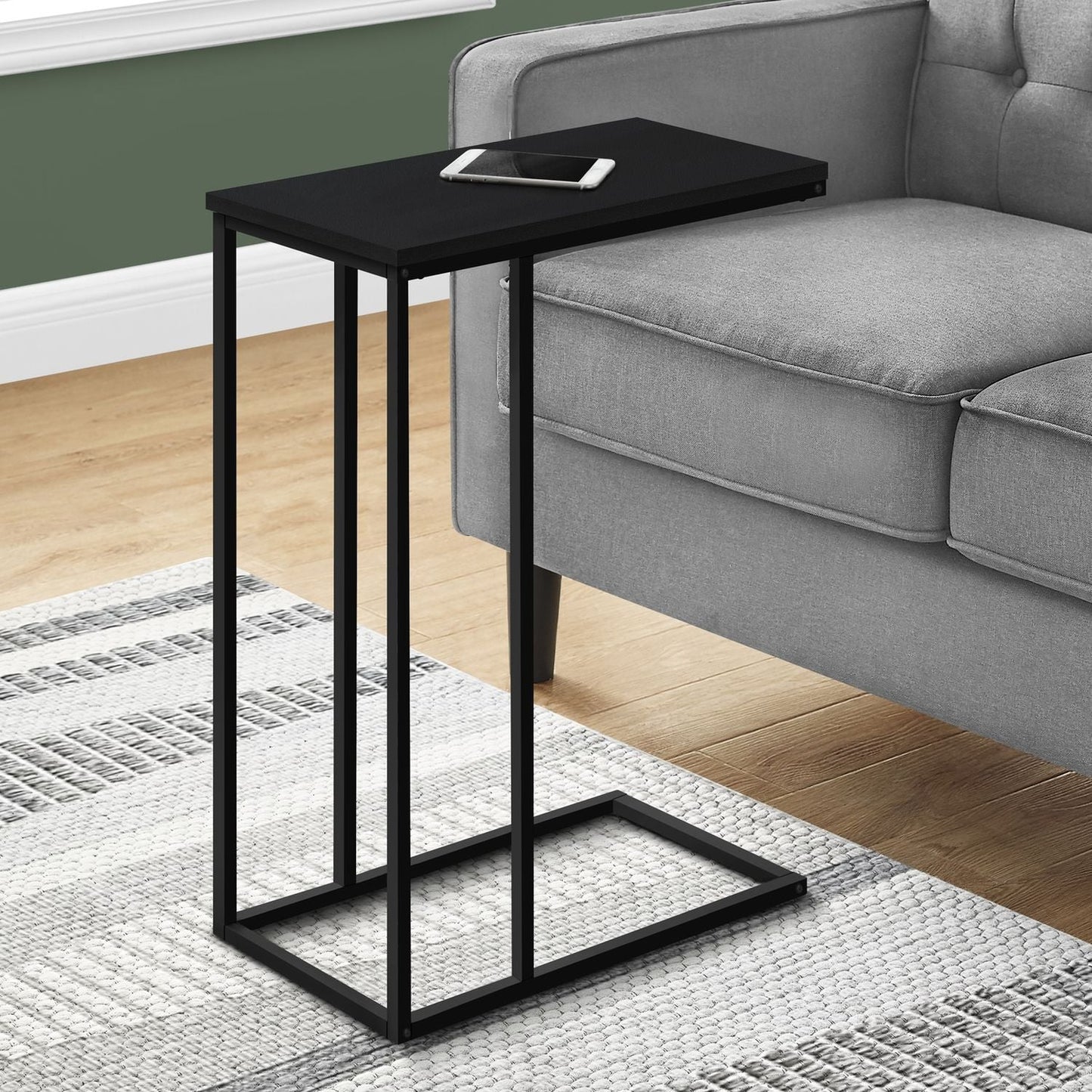 Accent Table, C - Shaped, Space-Saving Functionality