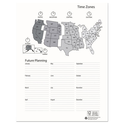 House of Doolittle Recycled Professional Weekly Planner, 15-Minute Appts, 11 x 8.5, Black Wirebound Soft Cover, 12-Month (Jan to Dec): 2023