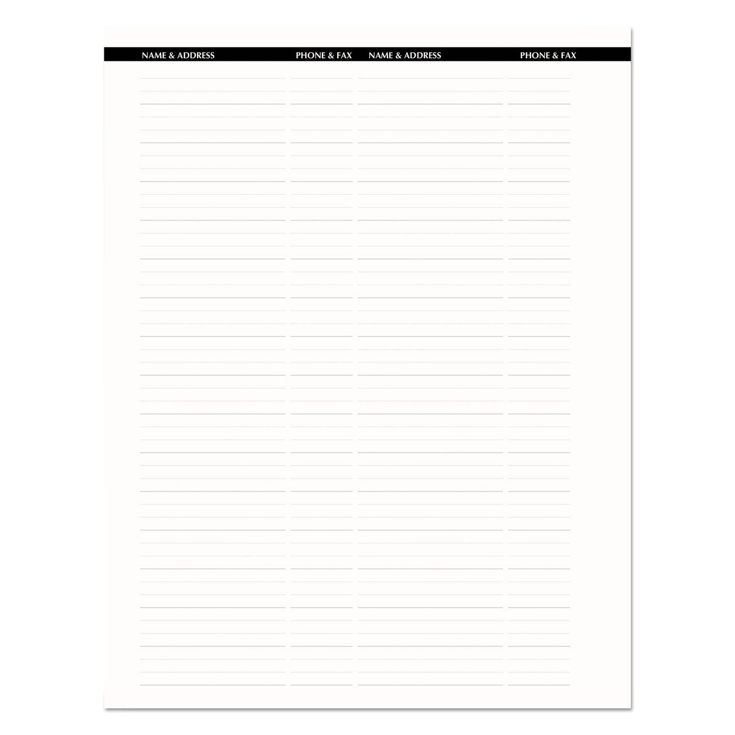 House of Doolittle Recycled Professional Weekly Planner, 15-Minute Appts, 11 x 8.5, Black Wirebound Soft Cover, 12-Month (Aug-July): 2022-2023