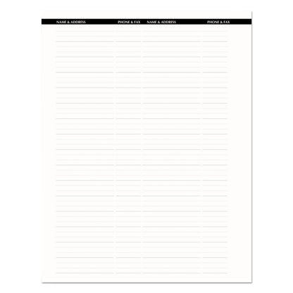 House of Doolittle Recycled Professional Weekly Planner, 15-Minute Appts, 11 x 8.5, Black Wirebound Soft Cover, 12-Month (Aug-July): 2022-2023