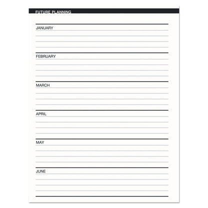 House of Doolittle 14-Month Recycled Ruled Monthly Planner, 8.75 x 6.78, Black Cover, 14-Month (Dec to Jan): 2022 to 2024