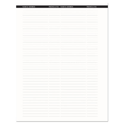 House of Doolittle Recycled Professional Weekly Planner, 15-Minute Appts, 11 x 8.5, Black Wirebound Soft Cover, 24-Month (Jan-Dec): 2023-2024