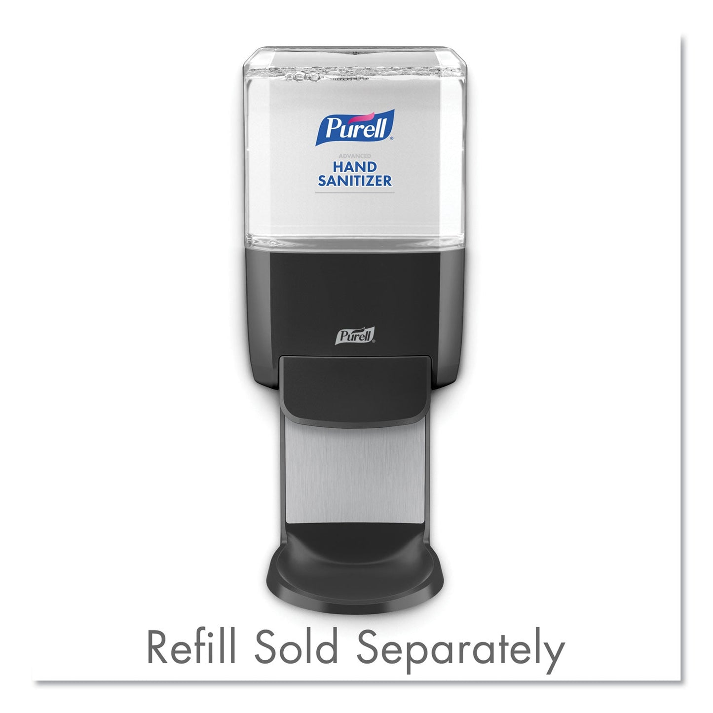 PURELL Push-Style Hand Sanitizer Dispenser, 1,200 mL, 5.25 x 8.56 x 12.13, Graphite