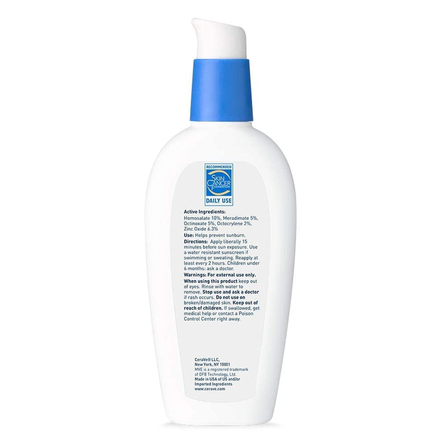 CeraVe® AM Facial Moisturizing Lotion with Sunscreen 60600053746