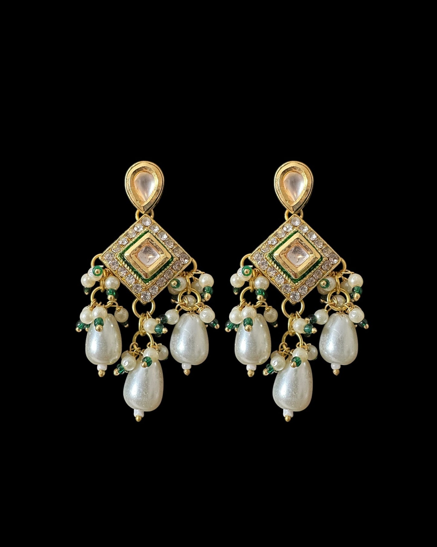 PS552 High quality kundan and pearl pendant set ( READY TO SHIP )