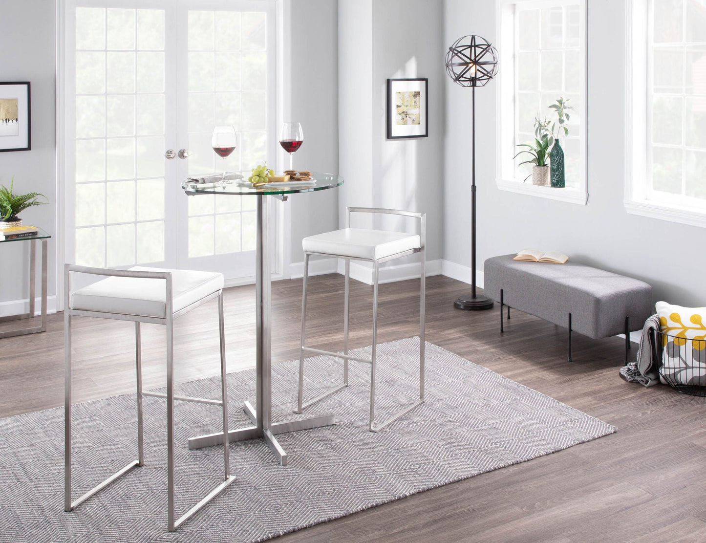 Fuji - Contemporary And Elegant Design Stackable Barstool