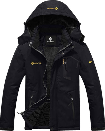 Men's Mountain Waterproof Ski Snow Jacket Winter Windproof Rain Jacket