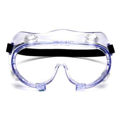 Protective Goggles Pyramex® Fit Over Uncoated Clear Tint Polycarbonate Lens Clear Frame Elastic Strap One Size Fits Most G205
