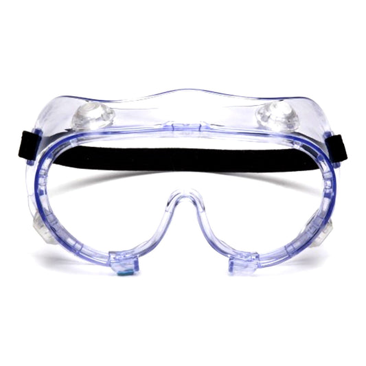 Protective Goggles Pyramex® Fit Over Uncoated Clear Tint Polycarbonate Lens Clear Frame Elastic Strap One Size Fits Most G205