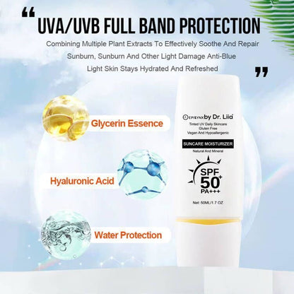 SPF 50 Mineral Moisturizer – Hydrating, Vegan & Sensitive-Skin Friendly