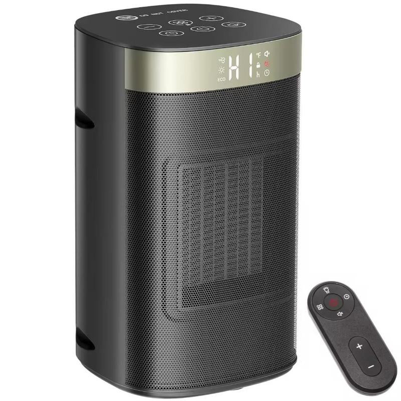 R.W.FLAME 1500W Space Heater, Fast Heating & Energy Saving Portable Electric Heater with Remote, 5 Modes Adjustable Thermostat 24H Timer, Safe Quiet for Bedroom Office Home Use