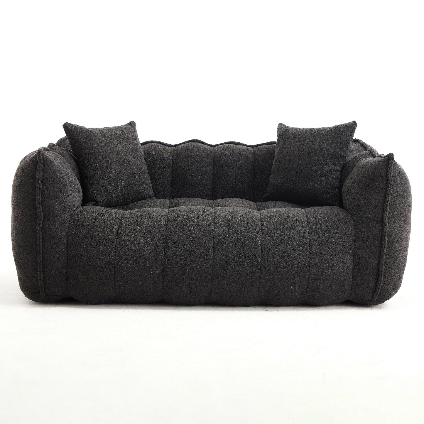 Cozy Beanbag Chair With High Resilience Foam Core For 2