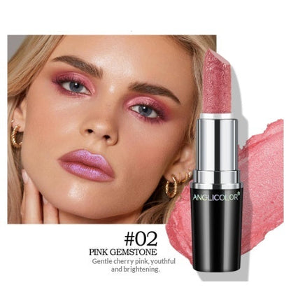Non-fading Non-stick Lipstick With A Long-lasting Pearly Finish