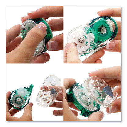 Tombow MONO Refillable Correction Tape, Clear Applicator, 0.17" x 472"