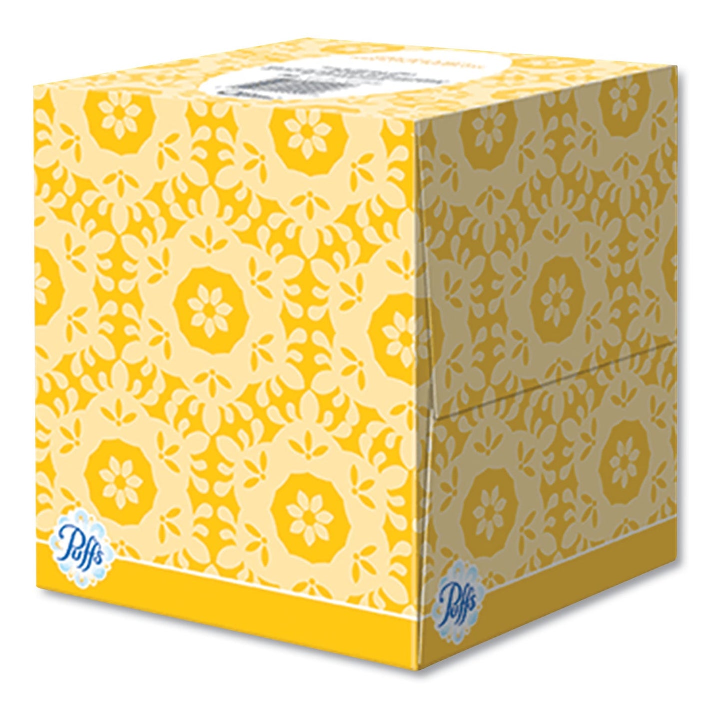 Puffs Facial Tissue, 2-Ply, White, 64 Sheets/Box, 24 Boxes/Carton