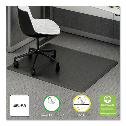 deflecto Ergonomic Sit Stand Mat, 53 x 45, Black