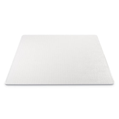 deflecto EconoMat Occasional Use Chair Mat for Low Pile Carpet, 45 x 53, Rectangular, Clear