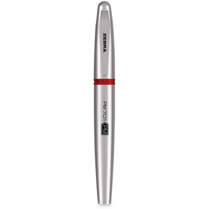 Zebra PM-701 Permanent Marker, Medium Bullet Tip, Red