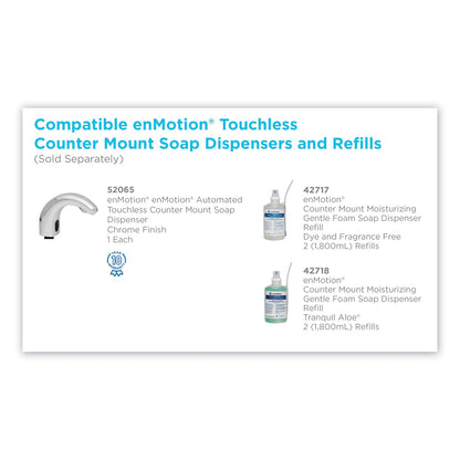 Georgia Pacific GP enMotion Counter Mount Foam Soap Refill, Tranquil Aloe, 1,800 mL, 2/Carton