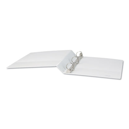 Universal Slant D-Ring View Binder, 3 Rings, 1.5" Capacity, 11 x 8.5, White