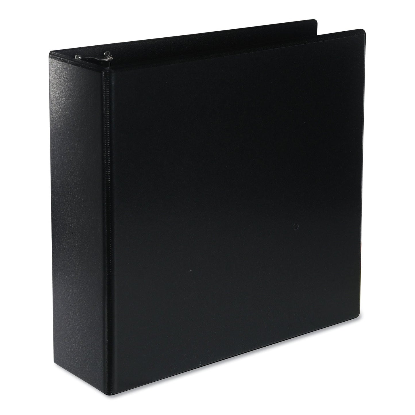 Universal Deluxe Round Ring View Binder, 3 Rings, 3" Capacity, 11 x 8.5, Black