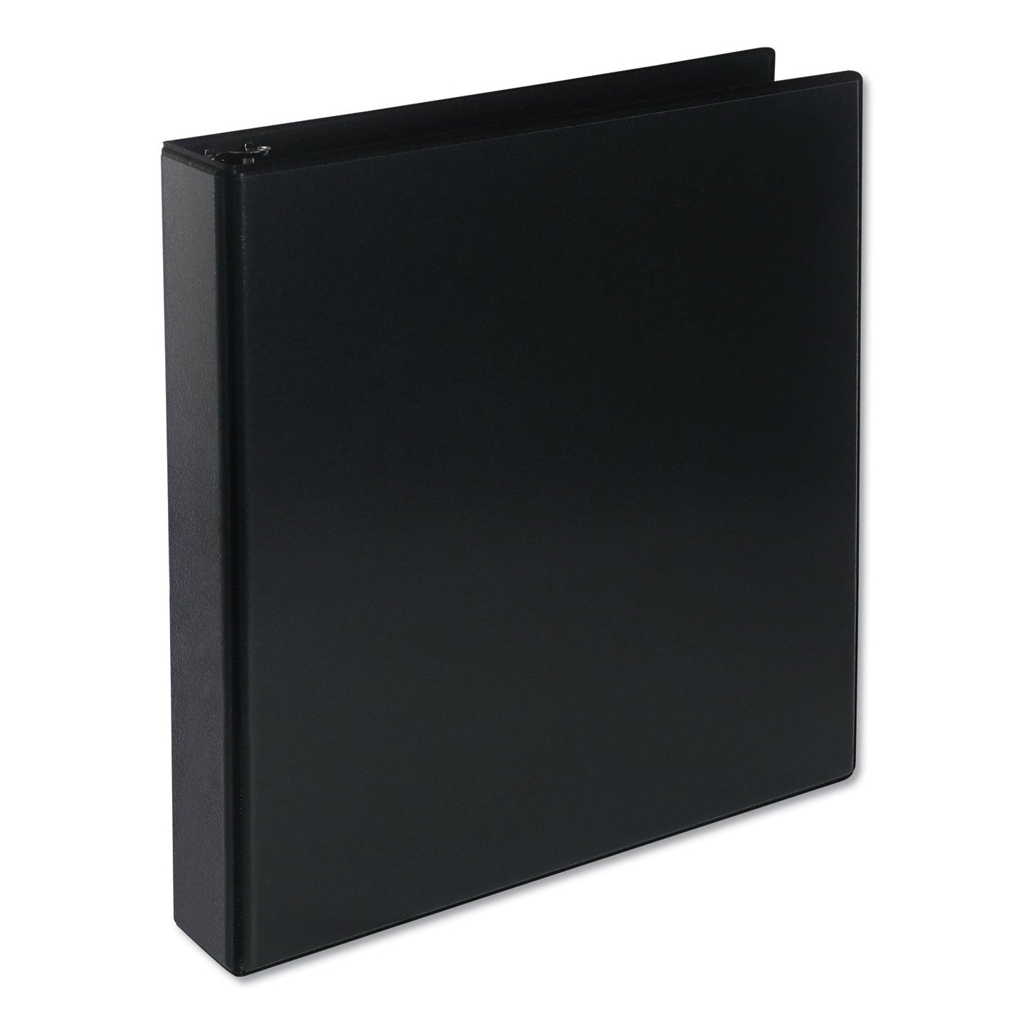 Universal Deluxe Round Ring View Binder, 3 Rings, 1.5" Capacity, 11 x 8.5, Black