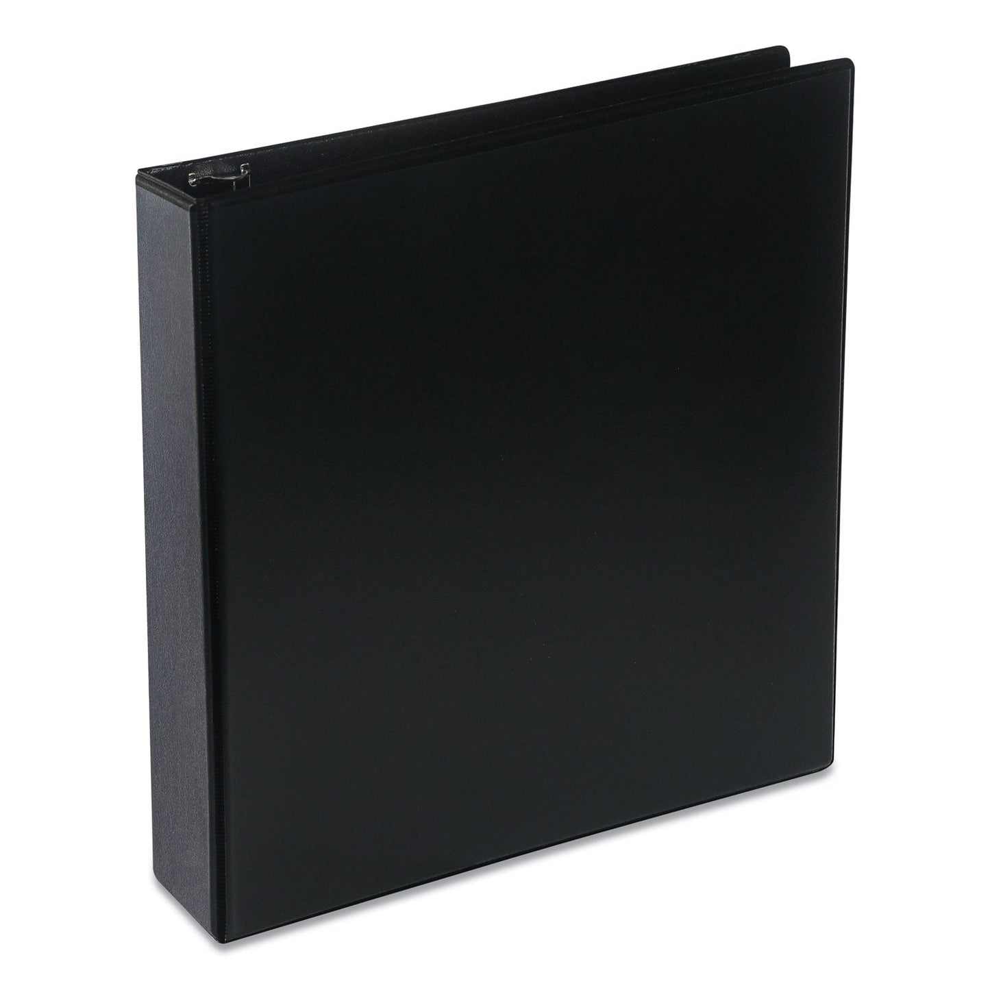 Universal Deluxe Round Ring View Binder, 3 Rings, 2" Capacity, 11 x 8.5, Black