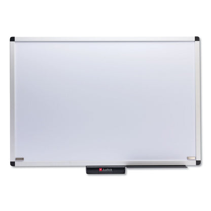 Smead Justick by Smead Dry-Erase Board with Frame, 36" x 24", White