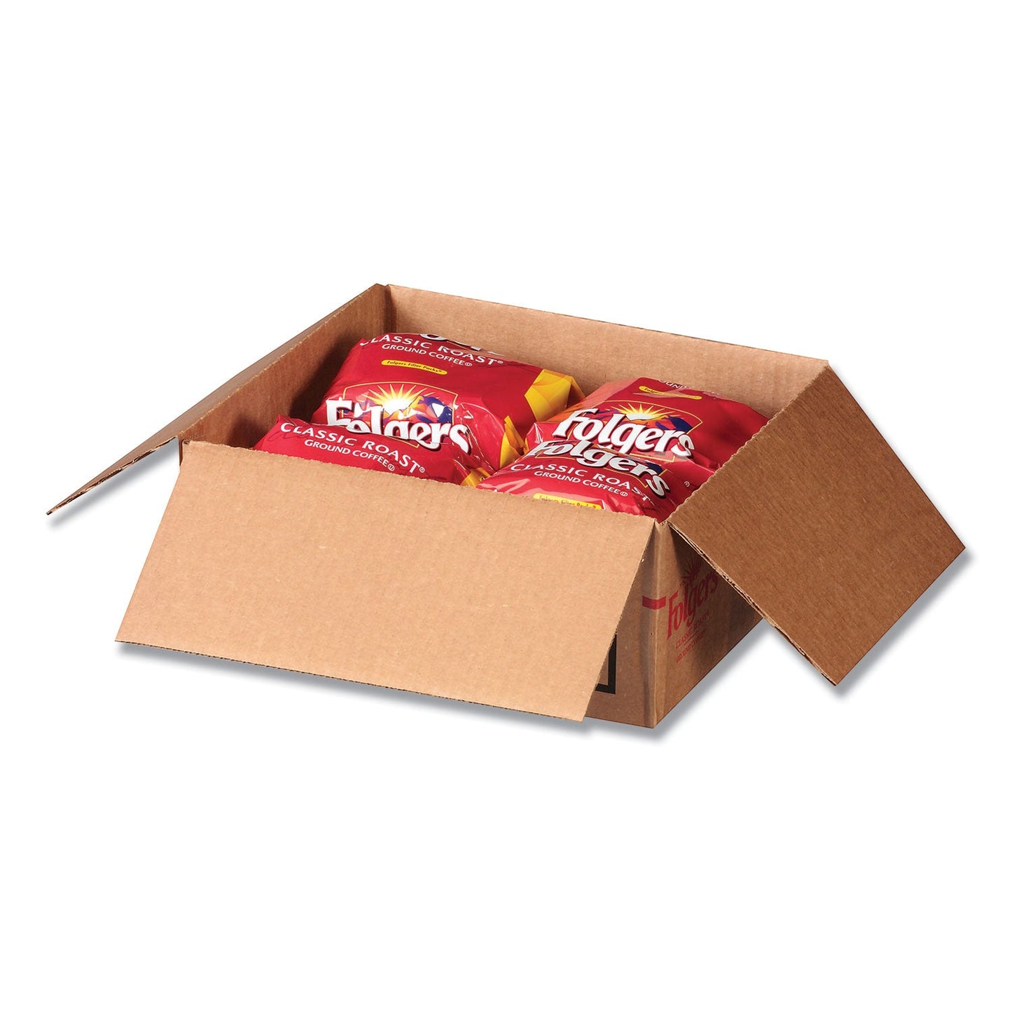 Folgers Coffee Filter Packs, Regular, 1.05 oz Filter Pack, 40/Carton
