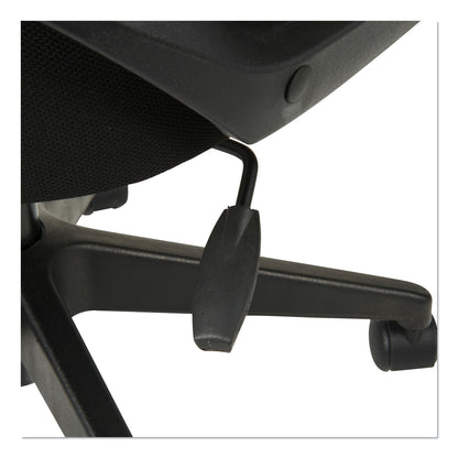 Alera MB Series Mesh Mid-Back Office Chair, Supports Up to 275 lb, 18.11" to 21.65" Seat Height, Black
