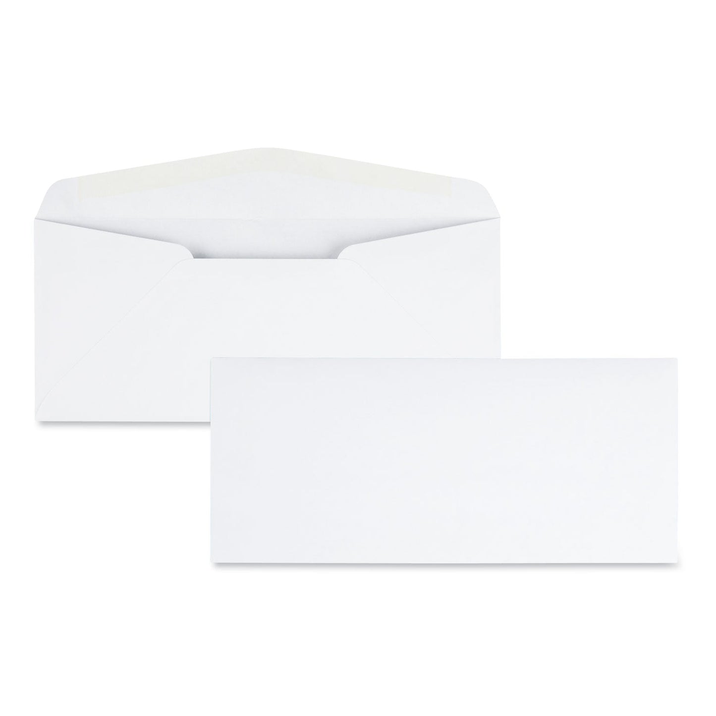 Quality Park Laser and Inkjet White Business Envelope, #10, Bankers Flap, Gummed Closure, 4.13 x 9.5, White, 500/Box
