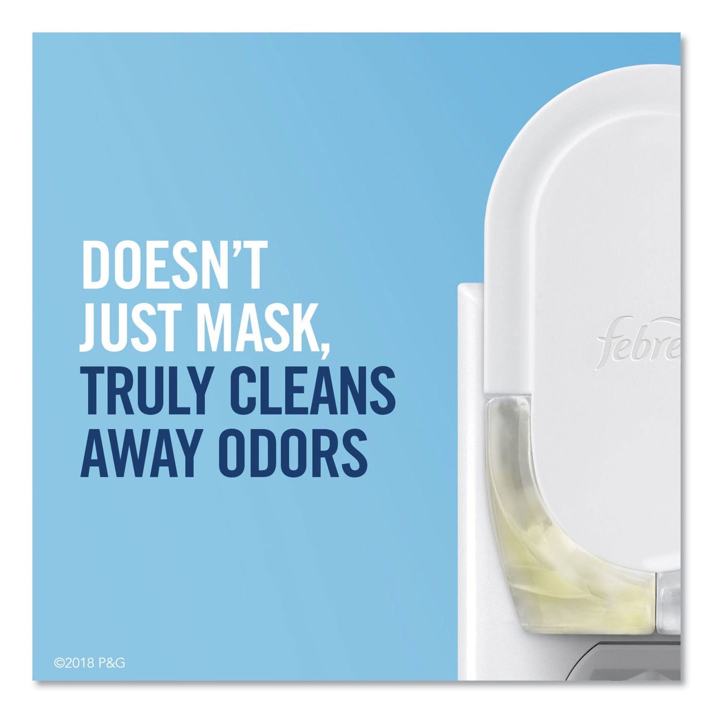 Febreze PLUG Air Freshener Refills, Gain Original, 0.87 oz, 6/Carton