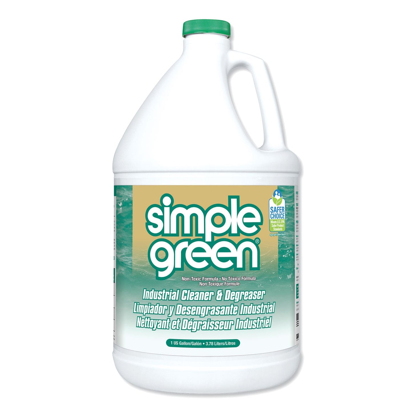 Simple Green Industrial Cleaner and Degreaser, Concentrated, 1 gal Bottle, 6/Carton