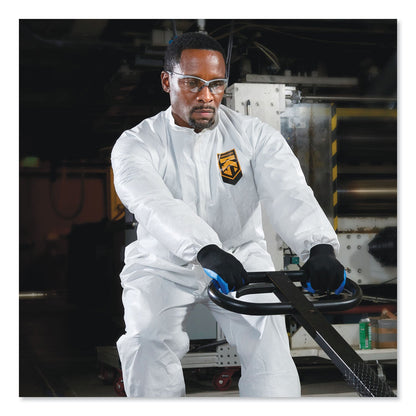 KleenGuard A20 Breathable Particle Protection Coveralls, Zip Closure, 2X-Large, White
