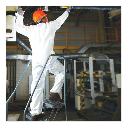 KleenGuard A20 Breathable Particle Protection Coveralls, Zip Closure, 2X-Large, White