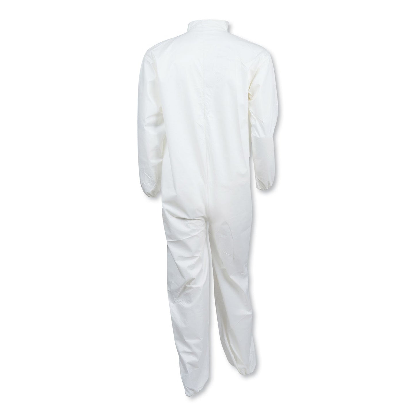 KleenGuard A40 Elastic-Cuff and Ankles Coveralls, White, Large, 25/Carton