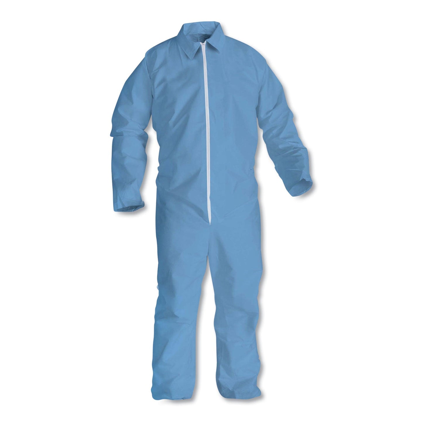 KleenGuard A65 Zipper Front Flame Resistant Coveralls, 2X-Large, Blue, 25/Carton