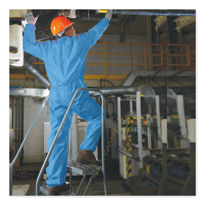 KleenGuard A20 Breathable Particle Protection Coveralls, Medium, Blue, 24/Carton