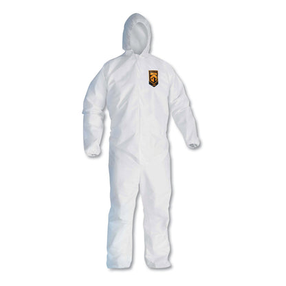 KleenGuard A20 Breathable Particle Protection Coveralls, Zip Closure, 2X-Large, White