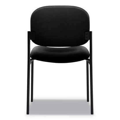 HON VL606 Stacking Guest Chair without Arms, Supports Up to 250 lb, Black