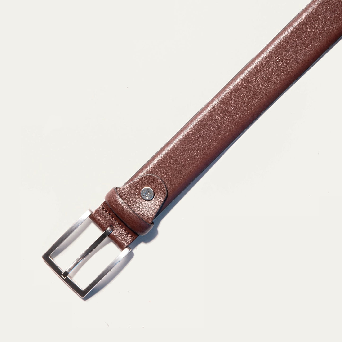 Glazed Calfskin Belt
