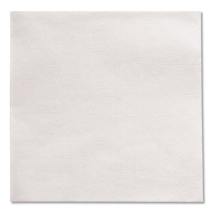 Georgia Pacific Beverage Napkins, Single-Ply, 9 1/2 x 9 1/2, White, 4000/Carton
