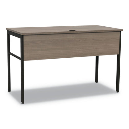 Linea Italia Urban Series Desk Workstation, 47.25" x 23.75" x 29.5", Natural Walnut