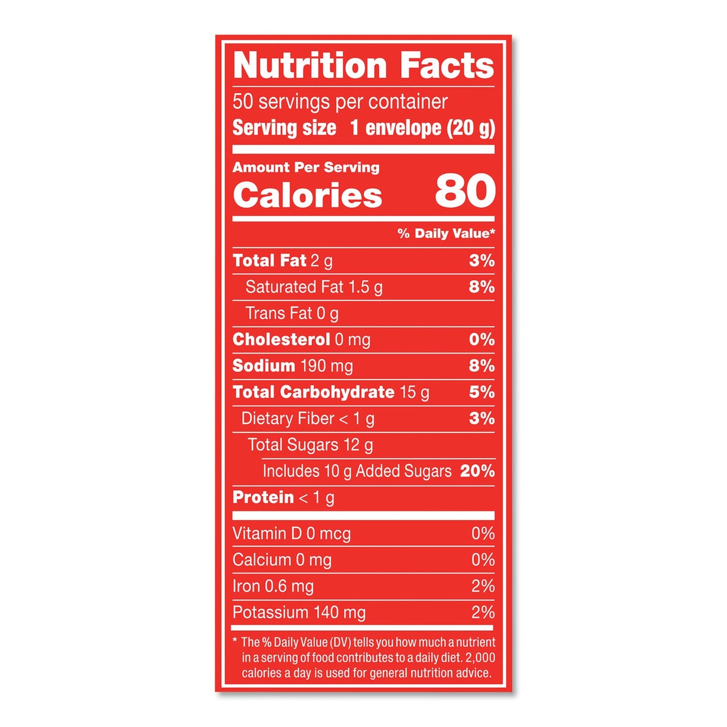 Nestlé Hot Cocoa Mix, Rich Chocolate, .71oz, 50/Box