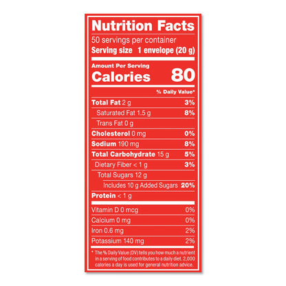 Nestlé Hot Cocoa Mix, Rich Chocolate, .71oz, 50/Box