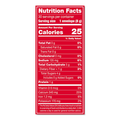 Nestlé No-Sugar-Added Hot Cocoa Mix Envelopes, Rich Chocolate, 0.28 oz Packet, 30/Box