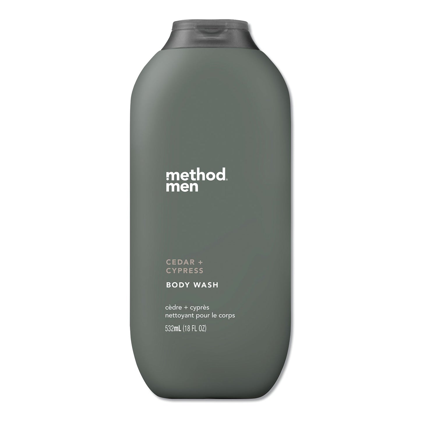 Method Mens Body Wash, Cedar and Cyprus, 18 oz, 6/Carton