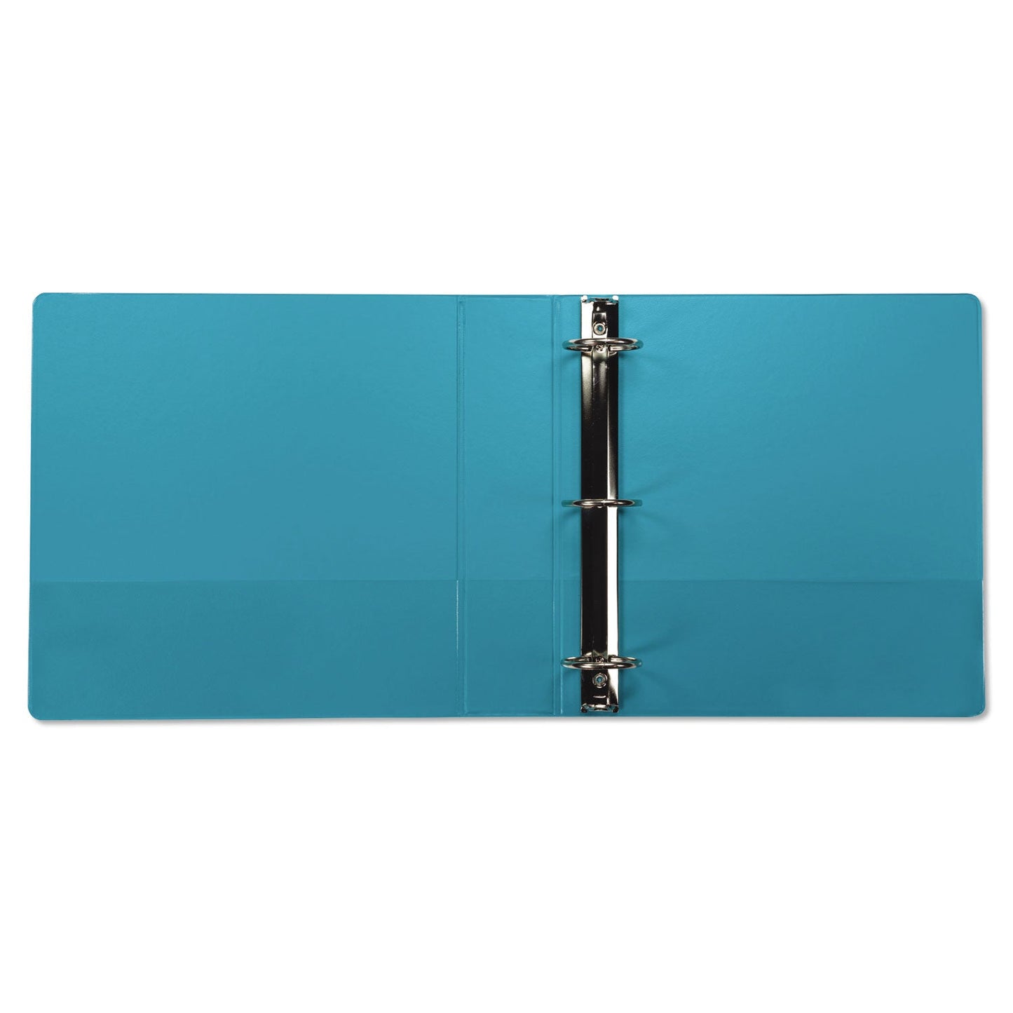 Samsill Earth’s Choice Biobased Durable Fashion View Binder, 3 Rings, 2" Capacity, 11 x 8.5, Turquoise, 2/Pack